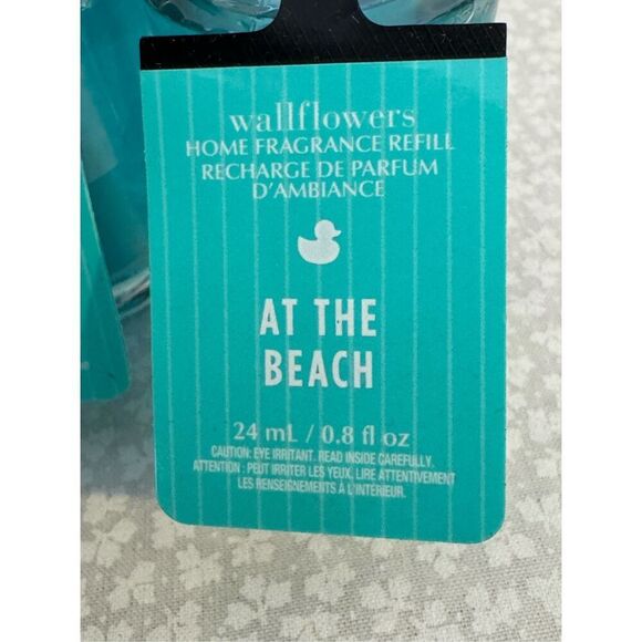 Bath and Body Works AT THE BEACH 4 Wallflower Refills - Picture 2 of 5